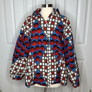 Yevu Printed Big Blouse SzXL